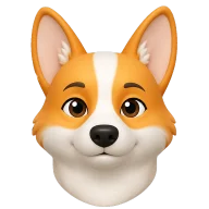 Waffle, a corgi
